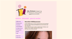 Desktop Screenshot of privatpraxis-gross-klein.de